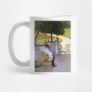 The Orange Trees by Gustave Caillebotte Mug